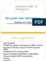 Pembangunan Air Minum Dan Penyehatan Lingkungan Di Indonesia. Peluang Dan Tantangan