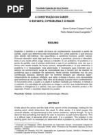 A CONSTRUÇÃO DO SABER