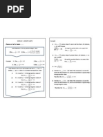 Calculus Module Note