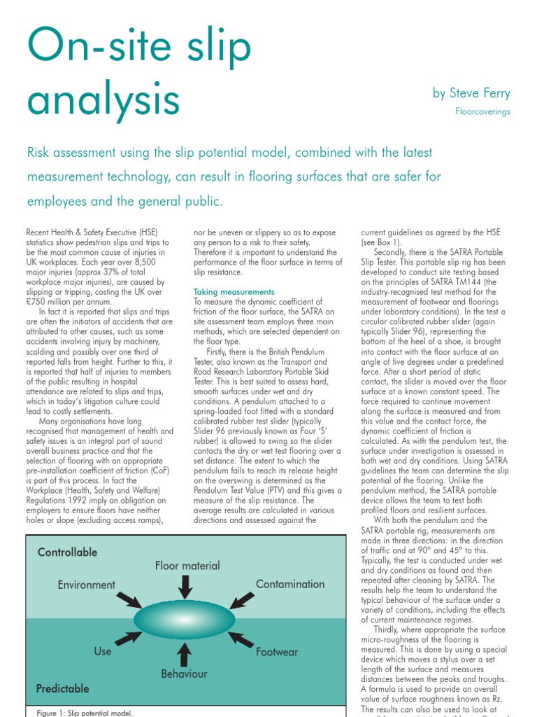 Spot 1006 On Site Slip Analysis | PDF | Friction | Nature