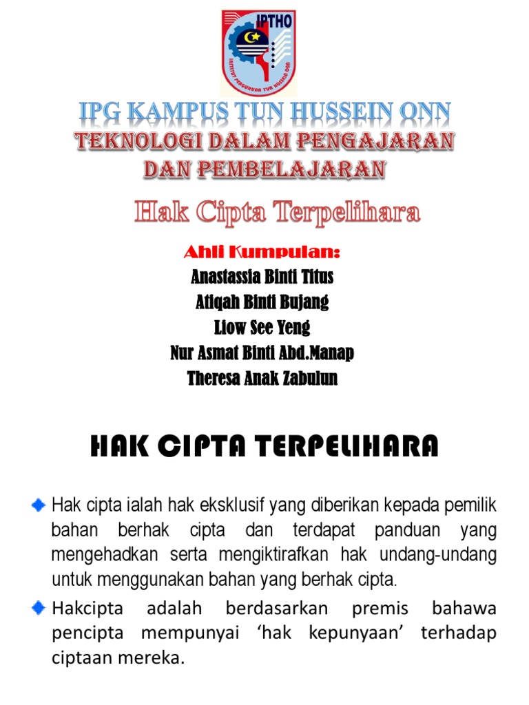 Hak Cipta Terpelihara Pdf