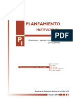 Planificación Institucional