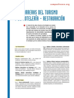 Las Carreras Del Turismo y Hotelería - Restauración