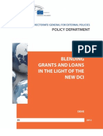 Blending Grants and Loans in The Light of The New DCI