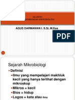 Sejarah & Perkembangan Mikrobiologi Kes-Mas