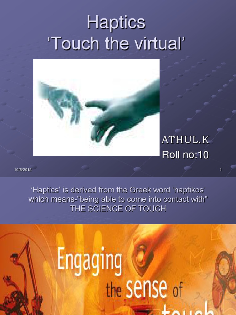 Haptics Presentation | PDF