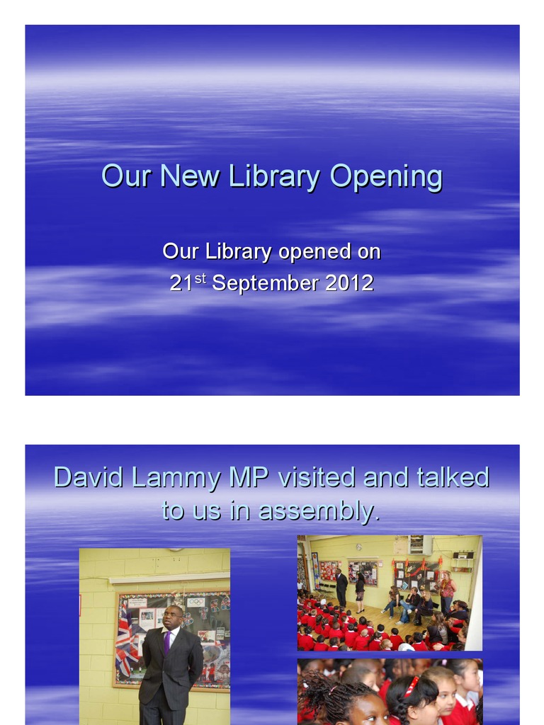 New Library Opening Celebration | PDF | Social Science | Art