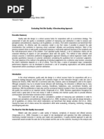 Download Evaluating Web Site Quality A Benchmarking Approach by Karyn N Lewis SN10934868 doc pdf