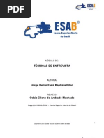 Técnicas de Entrevista