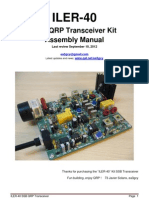 ILER-40 SSB QRP Transceiver Assembly Manual