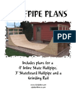 Half Pipe Plans