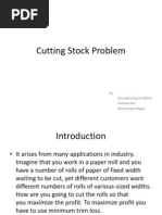 Cutting Stock Problem