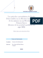 s de Benito Perez Galdos en La Nacion y La Influencia de Los Mismos en Sus Novelas de La Primera Epoca Retrato de La Sociedad Madrilena Del Siglo Xix 0