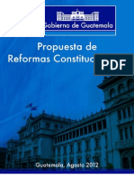 Prop Uest a de Reform as Constitucion a Les