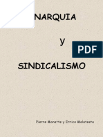 Anarquia y Sindicalismo