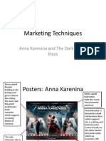 Marketing Techniques: Anna Karenina and The Dark Knight Rises
