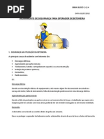 TREINAMENTO DE SEGURANÇA PARA OPERADOR DE BETONEIRA