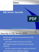 SQL Server: Security