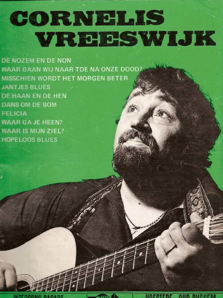 Cornelis Vreeswijk Nederlands Bladmuziek