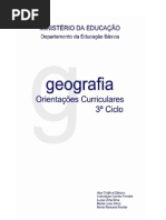 Orientações Curriculares para Geografia no 3º Ciclo