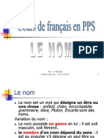 Grammaire Francais LE NOM