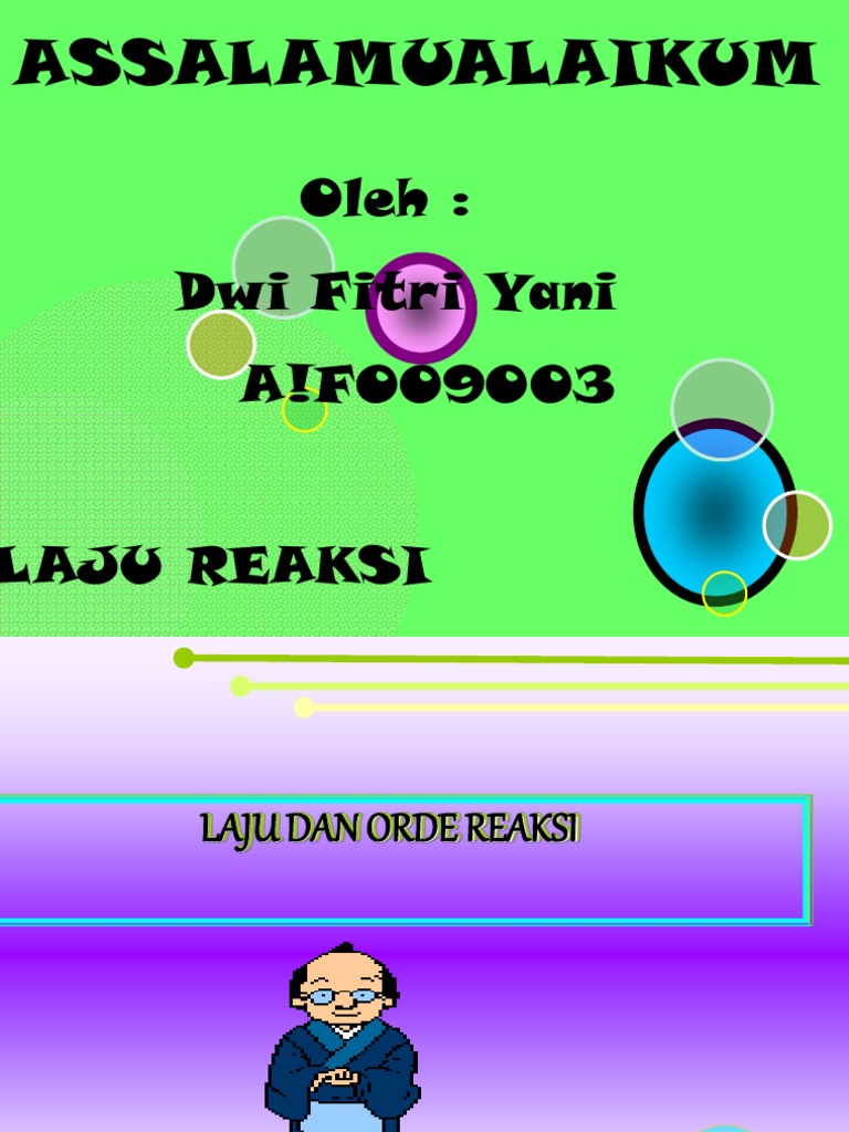 Laju Reaksi Kimia Laju Reaksi Kimia