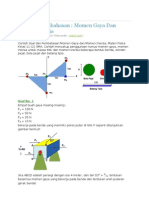Soal Dan Pembahasan Momen Gaya Dan Momen Inersia