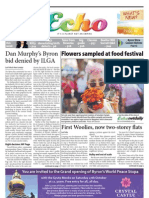 Dan Murphy's Byron Bid Denied by ILGA: Flowers Sampled at Food Festival