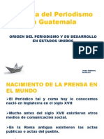 Historia Del Periodismo en Guatemala