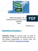 Strategi Pemasaran Pert 1 (Intro)