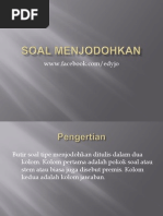 Soal Menjodohkan