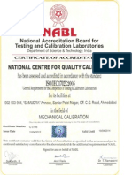 Mechanical NABL Certificate - NCQC