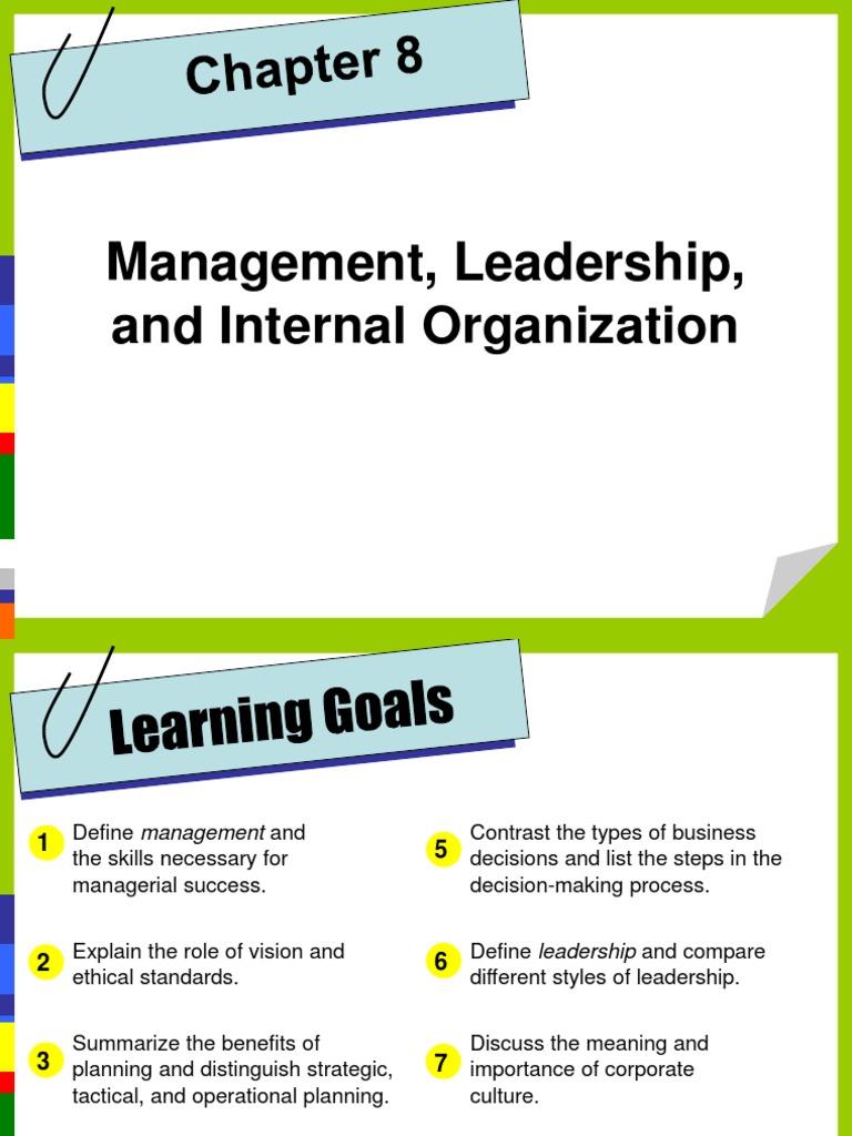 Management & Leadership Essentials | PDF | Leadership | Organizational ...