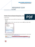 Petunjuk Ujian Online BSI