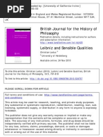 Leibniz and Sensible Qualities