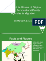 From The Life Stories of Filipino Women: Personal and Family Agendas in Migration