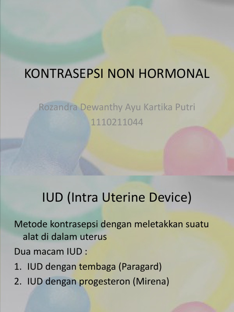 Kontrasepsi Non Hormonal