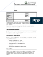 BSBWOR501A - Assessment Task 2