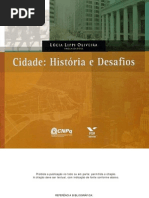 Cidade História e Desafios