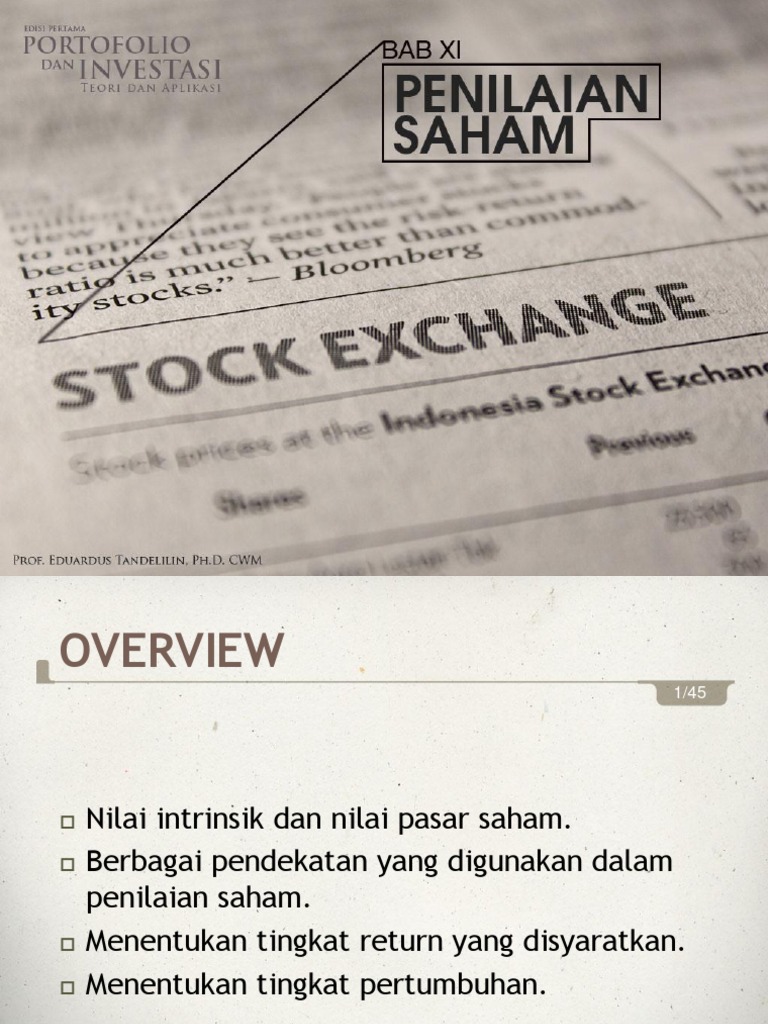 Bab 11 Penilaian Saham