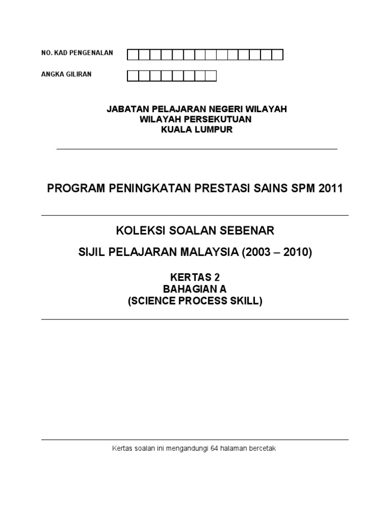 Spm 2003 2010 A Kertas 2 Pdf