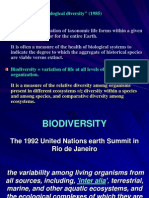Biodiversity "Biological Diversity" (1985)