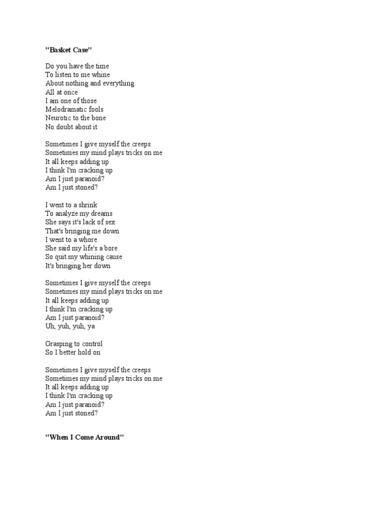 Basket Case PDF Leisure