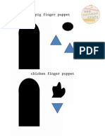 Finger Puppet Template - See Vanessa Craft