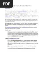 Download Secret Service Must Investigate Obama Credit Card Fraud by jb_uspu SN109477144 doc pdf