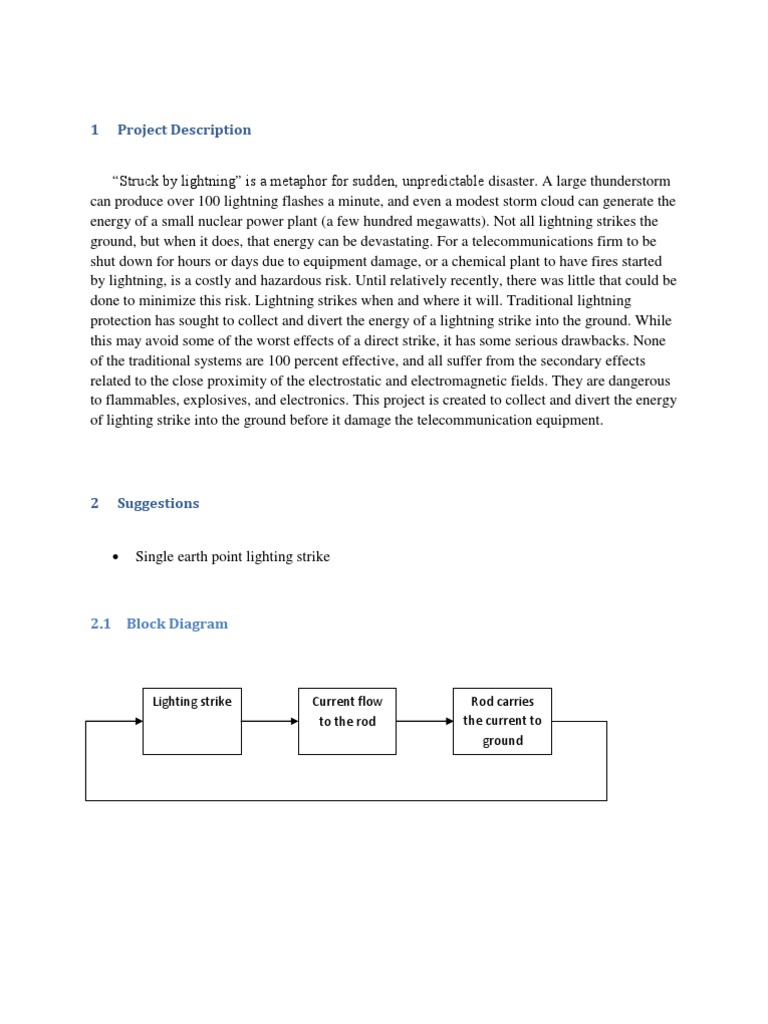 Lightning Strike Protection System Design | PDF | Science & Mathematics