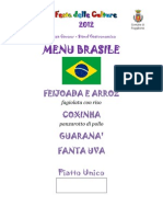 Menu Brasile