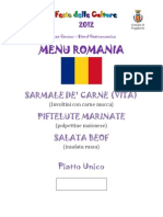 Menu Romania (Rosia)