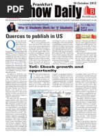 Download Frankfurt Show Daily Day 1 October 10 2012 by Publishers Weekly SN109495607 doc pdf