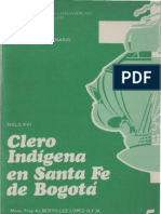 Celam - Clero Indigena en Santa Fe de Bogota